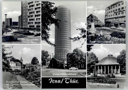 Jena Botanischer Garten Goethe-Gedenkstätte Hotel International