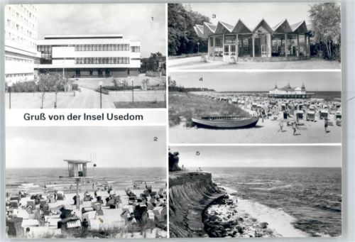 17406 O2250 Usedom - Ostseebad Zinnowitz Bansin Heringsdorf Ahlbeck Koserow