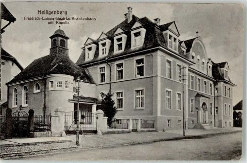 88633 W7799 Heiligenberg , Baden - Friedrich Luisen Bezirks Krankenhaus mit Kapelle