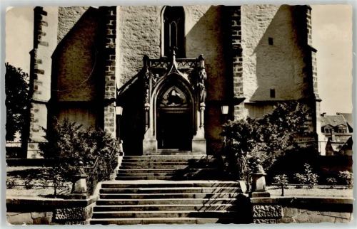 Roßwein Portal der evangelischen lutherischen Kirche