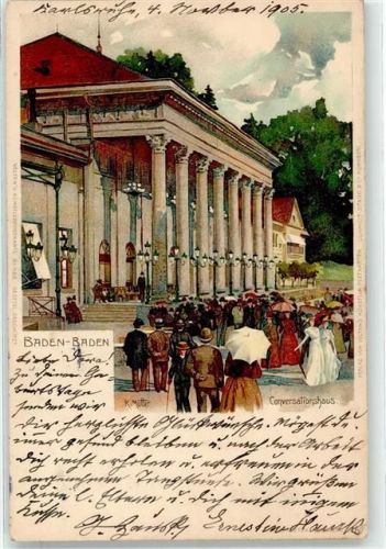 Baden-Baden 1905 Konversationshaus