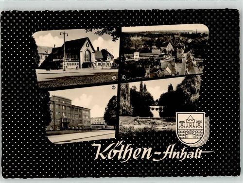 Köthen Bahnhof Ingenieurschule Chemie Hubertusteich Hallesche Strasse