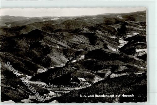 77756 W7613 Hausach , Schwarzwaldbahn - Blick vom Brandenkopf