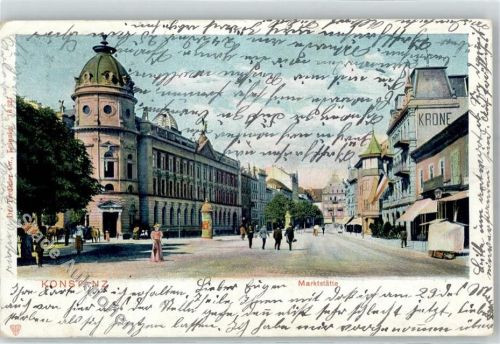 Konstanz 1904 Marktstätte