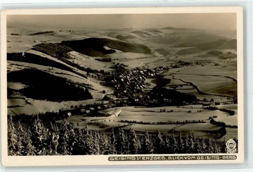 Geising Blick vom Geising Berg