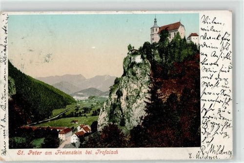 Sankt Peter-Freienstein 1901 Burg Kirche