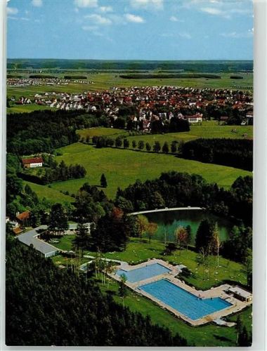 Bad Wörishofen Fliegeraufnahme Schwimmbad Am Sonnbüchlsee Gartenstadt