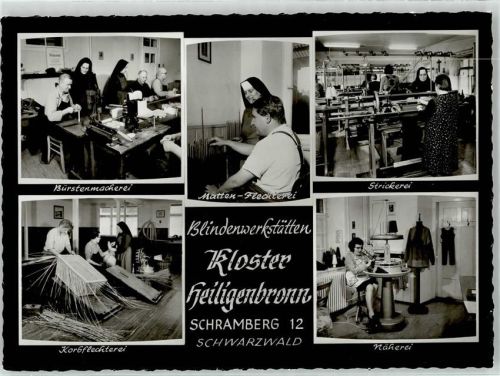 Schramberg Kloster Heiligenbronn Blindenwerkstätten Stickerei Näherei