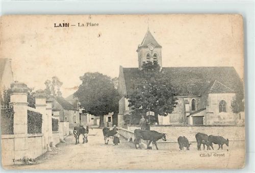 Lain Kirche rinderherde