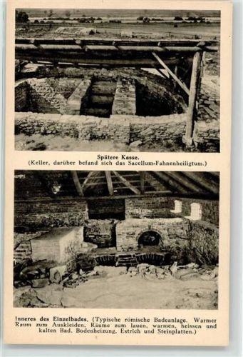 Eining Römer Kastell Abusina Inneres des Einzelbades