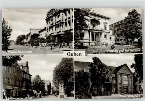 03172 O7560 Guben - Wilhelm Pieck Strasse Krankenhaus Poliklinik Kaltenborner Strasse Naemi Wilke Stift