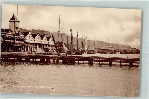 Port of Spain - Custom house Segelschiff