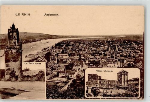 Andernach Rhein Schloss La Tour ronde Turm