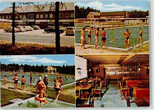 29328 W3105 Müden , Örtze - Schwimmbad Hotel Herrenbrücke
