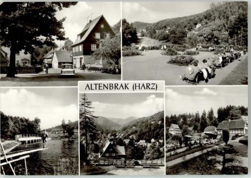 Altenbrak Hütteplatz Kurpark Schwimmbad Kaffeegarten Haus des Handwerks