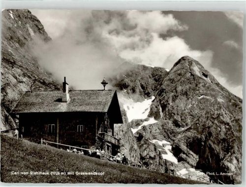 Carl von Stahl Haus Graswandkopf Sonderstempel 100 Jahre Urlauszentrum Berchtesgadener Land