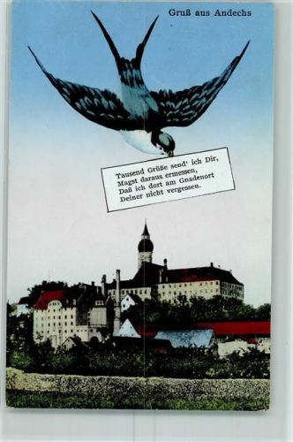 Andechs Schwalbe Tausend Grüße