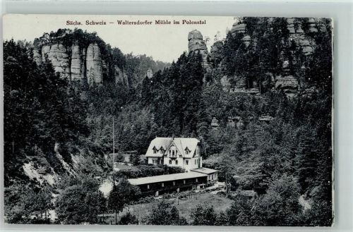Bad Schandau Waltersdorfer Mühle im Polenztal