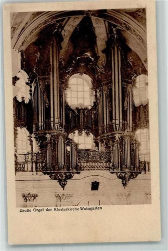 Weingarten Große Orgel Klosterkirche Engel Kuppel Deckenbemalung