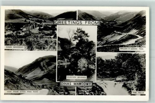 Bwlch Y Groes Pass Wasserfall Cleifion Bridges Dianas Mawddwy