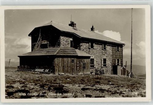 Alois Günther Haus Berghütte Stuhleck Hüttenstempel