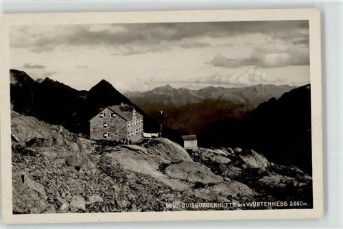 Duisburger Hütte Berghütte Wurtenkees Hüttenstempel