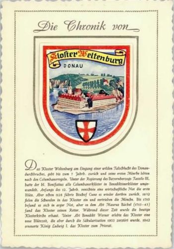 Weltenburg Weltenburg (8420) Leporello, Chronik der Stadt, Kloster Weltenburg I-II