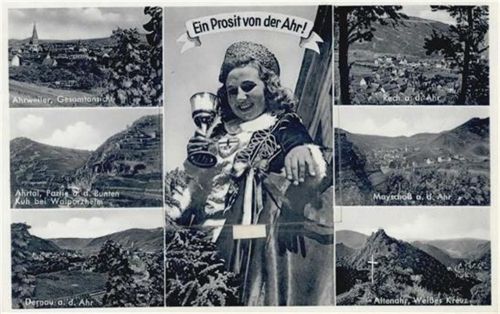 Ahrweiler Ahrweiler (5483) Leporello, Dernau, Altenahr, Rech I-II
