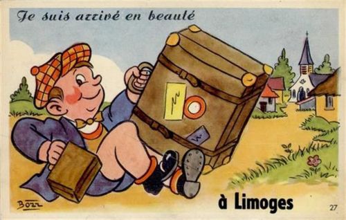 Limoges Limoges (Frankreich) Leporello I-II