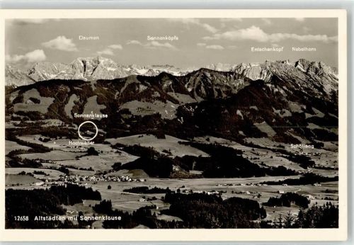 Altstädten Sonnenklause Daumen Entschenkopf Nebelhorn