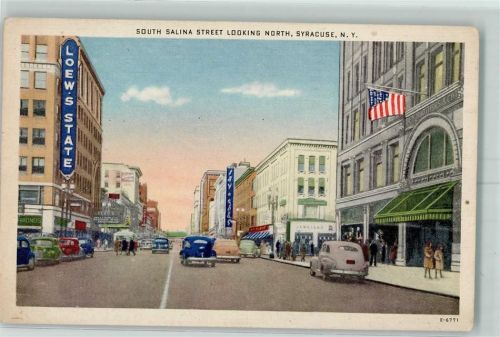 Syracuse South Salina Street Oldtimer Fahne