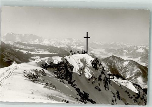 Reit im Winkl Dürnbachhorn Gipfelkreuz Winter