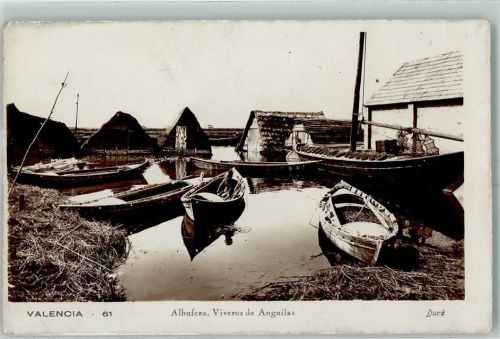 Valencia Albufera Viveros de Anguilas Boot Segelboot