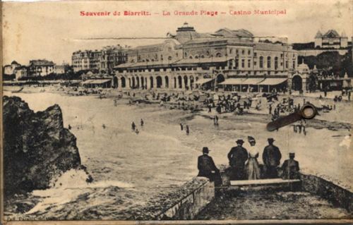 Biarritz Biarritz (Frankreich) Leporello I-II (fleckig VS/RS)