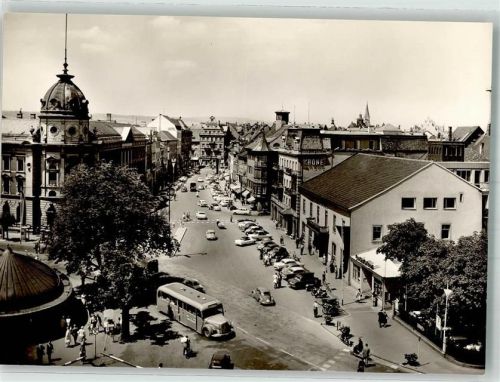 Konstanz Marktstätte mit Sparkasse Hotel Alte Post Omnibus