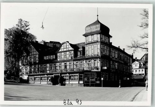 Blankenburg Gebirgs- Hotel Ort handschriftlich Foto Original aus Archiv eines Ansichtskartenverlages