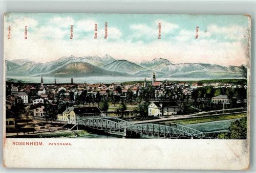 Rosenheim Innbrücke vor 1913