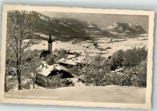 Reit im Winkl Wilder und Zahmer Kaiser Winter