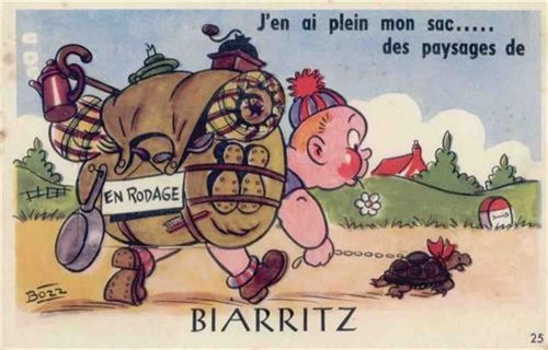 Biarritz Biarritz (Frankreich) Leporello II (fleckig VS)