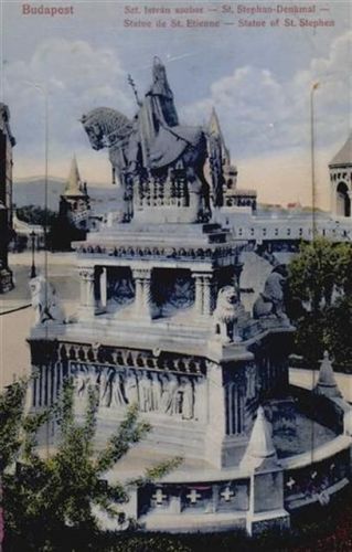 Budapest - Budapest (Ungarn) Leporello II (minimaler Einriss, fleckig RS, Ecken abgestossen)