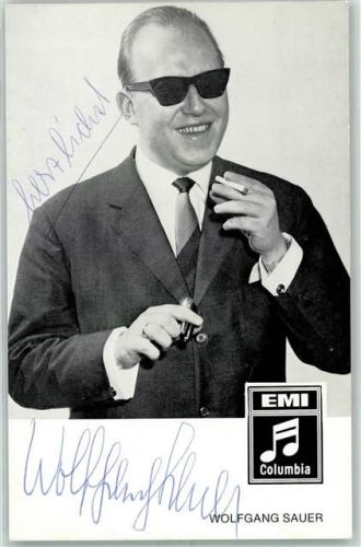 Wolfgang Sauer Autogramm origin. Unterschrift
