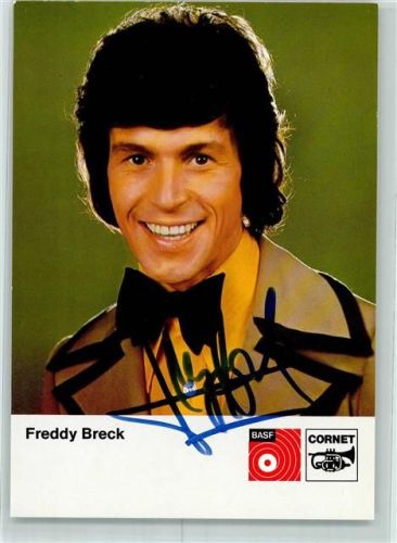 Freddy Breck Autogramm origin. Unterschrift