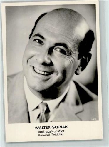 Walter Schnak Vortragskünstler
