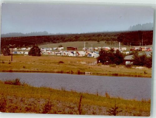 Weiskirchen Campingplatz Foto Original aus Archiv eines Ansichtskartenverlages Ort handschriftlich