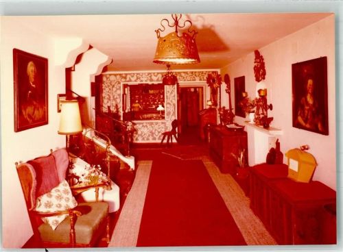 Ettal Gasthaus Benedktinerhof Ort handschriftlich Foto Original aus Archiv eines Ansichtskartenverlags