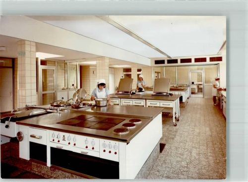 Hachen Krankenhaus Sauerlandklinik Großküche Foto Original aus Archiv eines Ansichtskartenverlags Ort handschriftlich