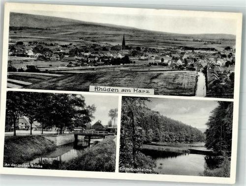 Rhüden Schlörbachteiche grosse Brücke
