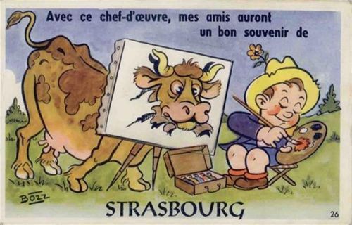 Strasbourg Strasbourg (Elsass) Leporello II (Ecken abgestossen, fleckig RS)