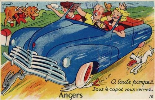 Angers Angers (Frankreich) Leporello II (Ecken abgestossen)