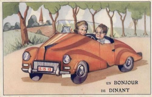Dinant Dinant (Belgien) Leporello I-II (fleckig VS, Stauchung, keine Ak-Einteilung)